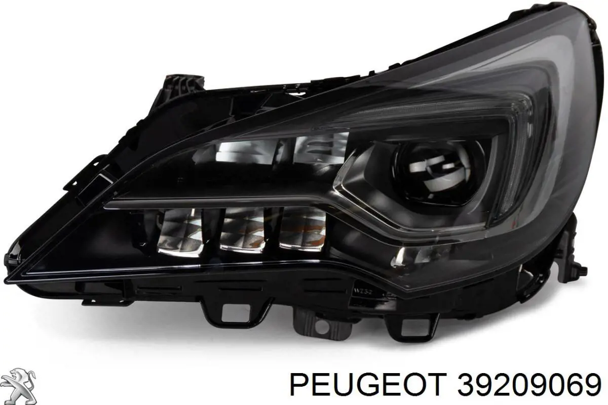 Фари Opel 39187260 ціна, від 1214.16 USD
