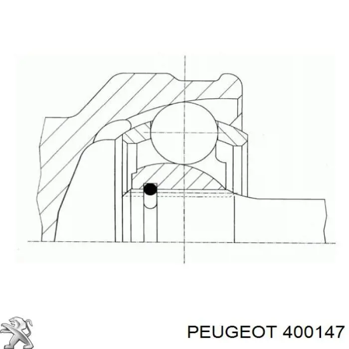 400147 Peugeot/Citroen Рейковий рульовий механізм