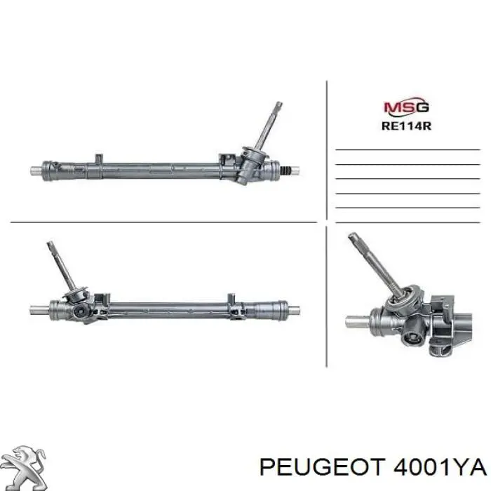 Управління рульове в зборі Peugeot/Citroen 9671732080 ціна, від 210.78 USD