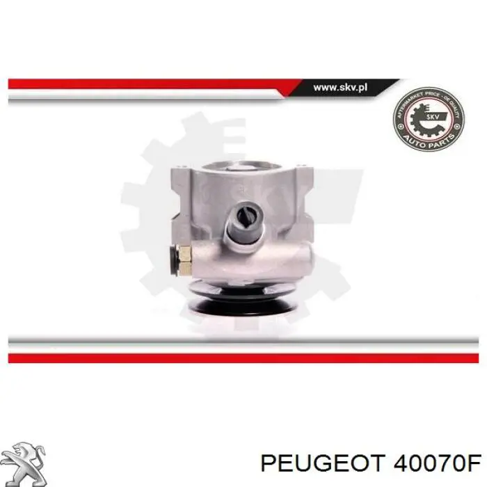 40070F Peugeot/Citroen Насос гідропідсилювача