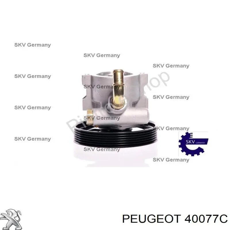 40077C Peugeot/Citroen насос гідропідсилювача керма (гпк)