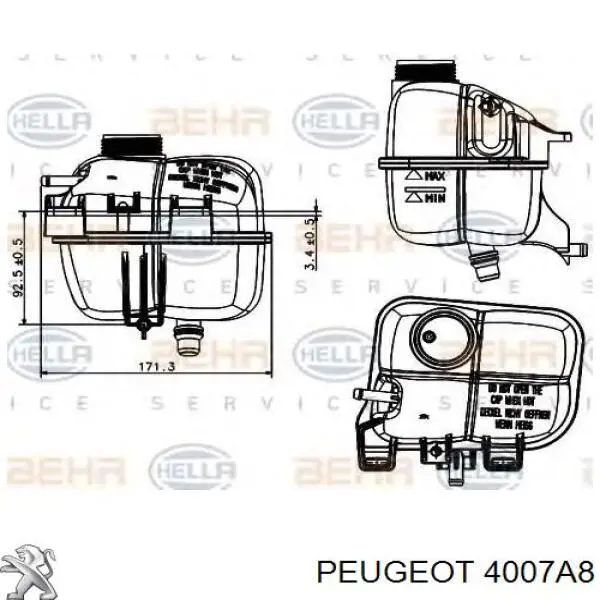 Насос ГПК Peugeot/Citroen 4007A8 ціна, від 82.56 USD