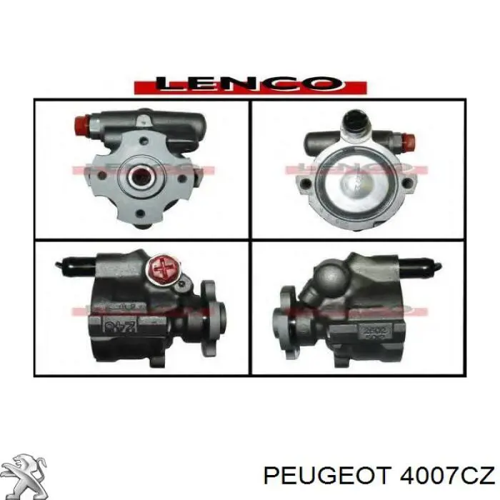 4007CZ Peugeot/Citroen насос гідропідсилювача керма (гпк)