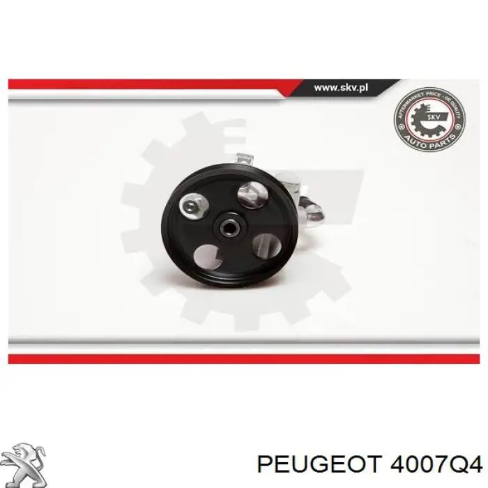 4007Q4 Peugeot/Citroen насос гідропідсилювача керма (гпк)