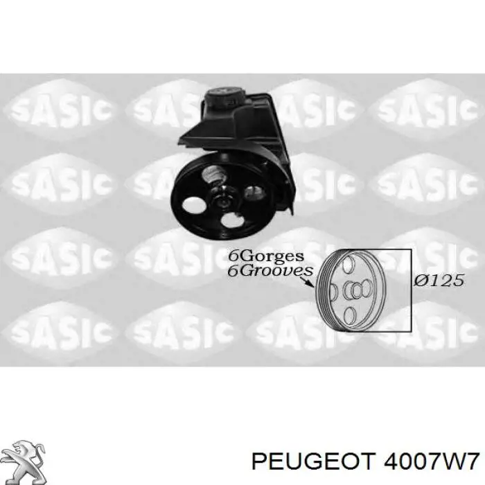 Купити 4007W7 Peugeot/Citroen Насос гідравліки