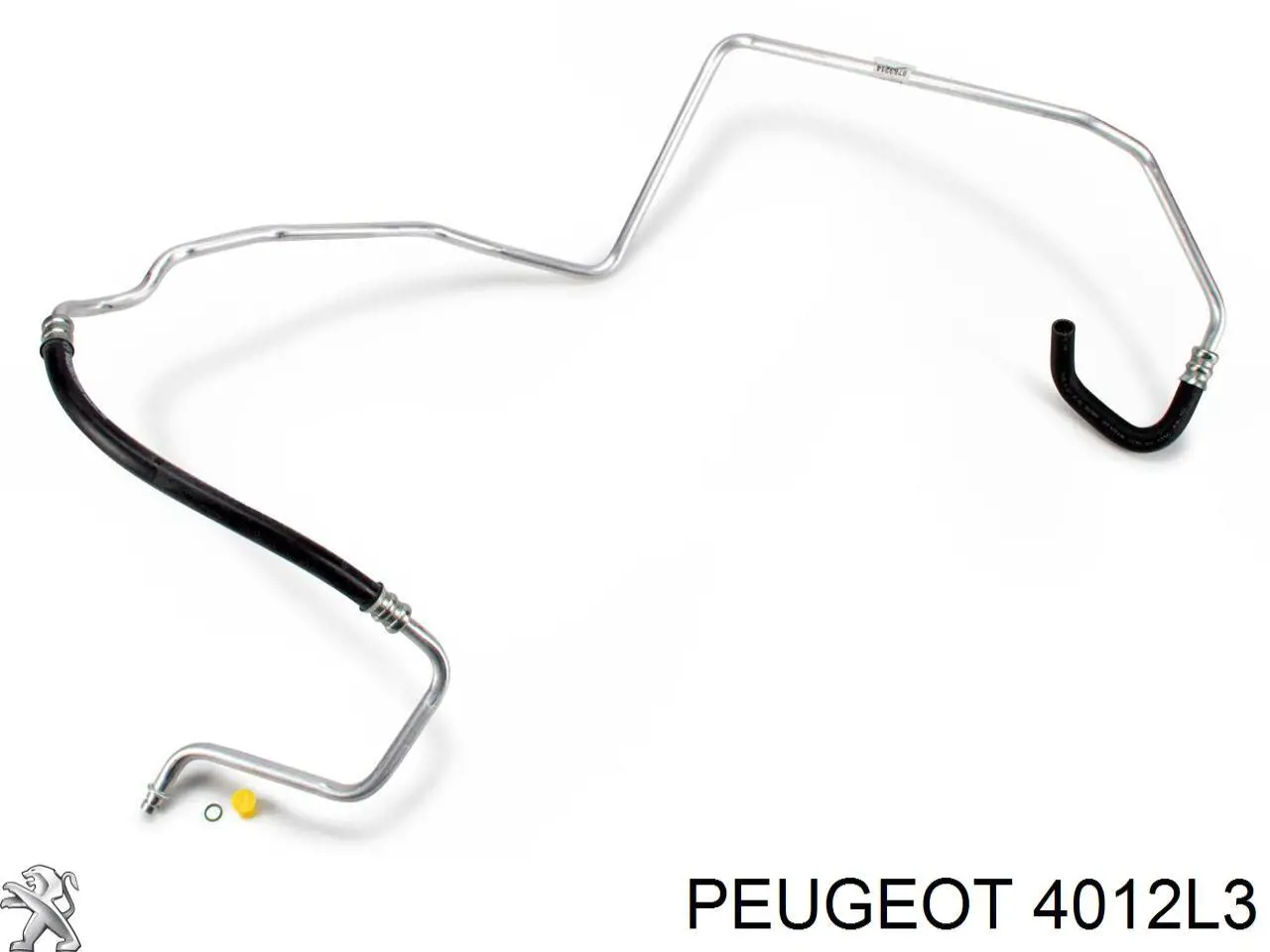 Шланг ГПК, низького тиску, від рейки/механізму до бачка Peugeot 206 (2D) (Пежо 206)