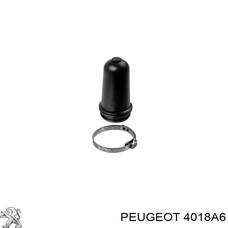 4018A6 Peugeot/Citroen Пильник рульового механізму/рейки, правий