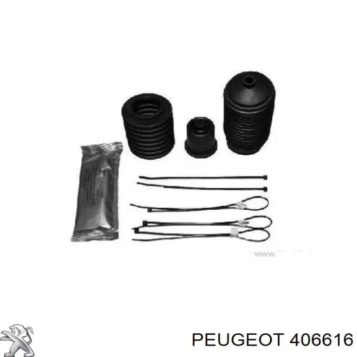 406616 Peugeot/Citroen пильник рульового механізму/рейки, правий