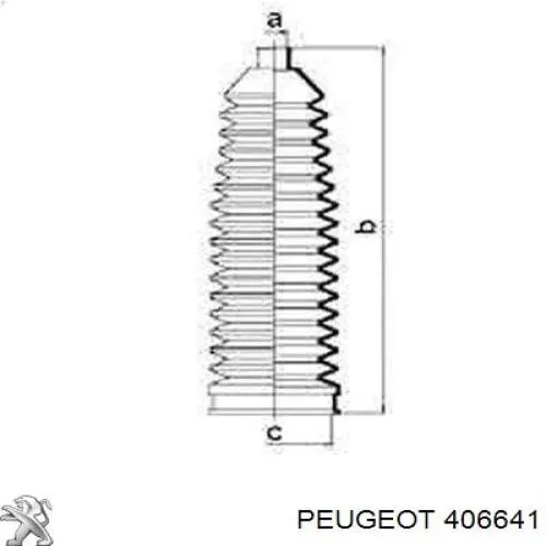 Купити 406641 Peugeot/Citroen Пильник тяги
