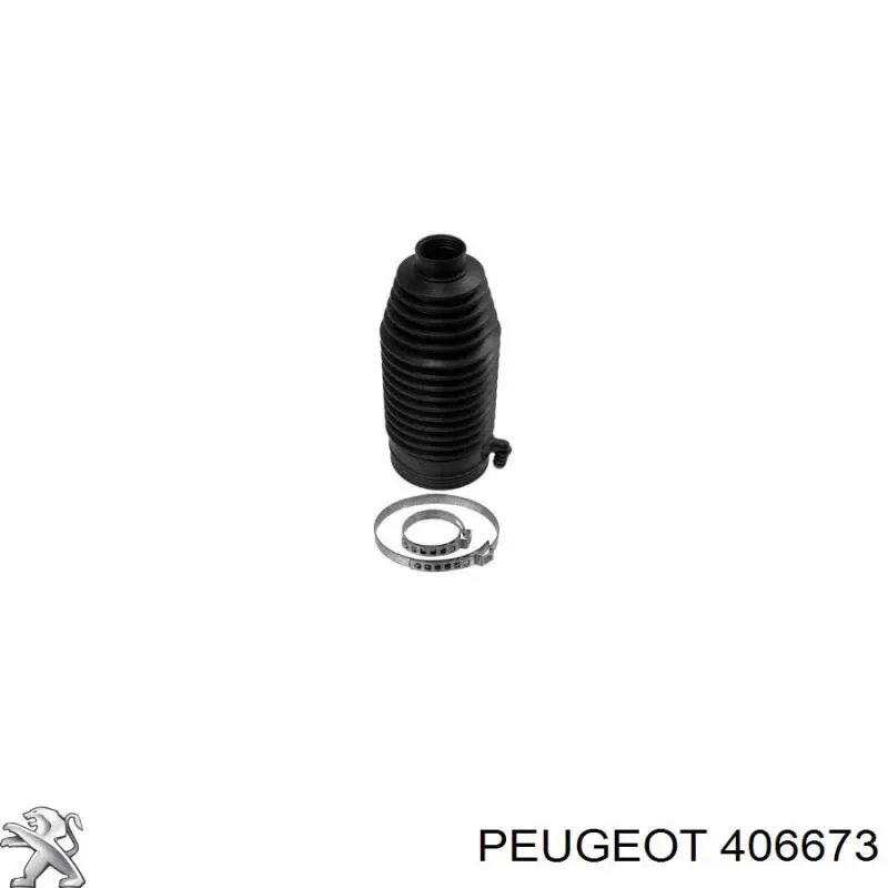 406673 Peugeot/Citroen пильник рульового механізму/рейки