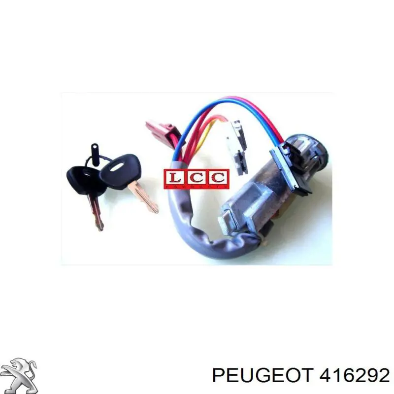 416292 Peugeot/Citroen Замок запалювання