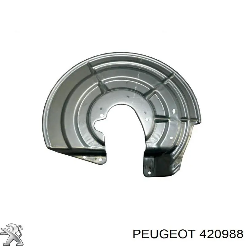 Захист гальмівного диска заднього, лівого Peugeot/Citroen 420988 ціна, від 31.14 USD