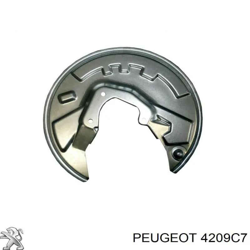 Купити 4209C7 Peugeot/Citroen Захист гальмівного диска заднього, лівого