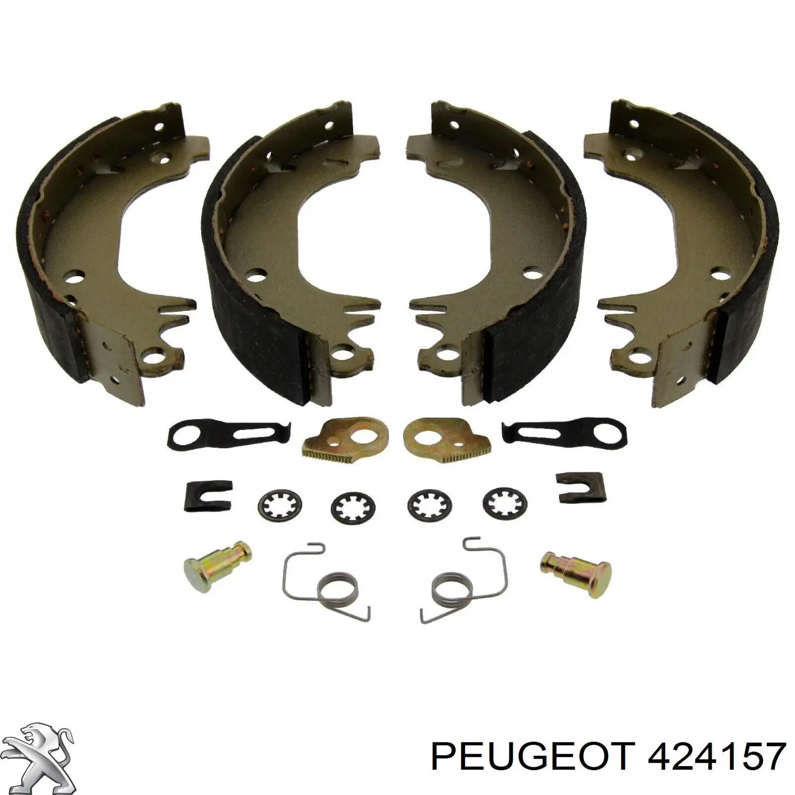 424157 Peugeot/Citroen колодки гальмові задні, барабанні