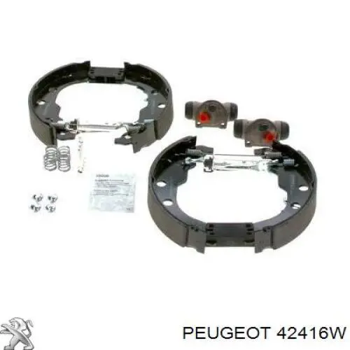 42416W Peugeot/Citroen Гальма в зборі