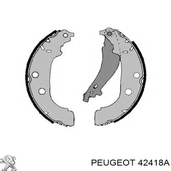 Колодки гальмові задні, барабанні 42418A Peugeot/Citroen