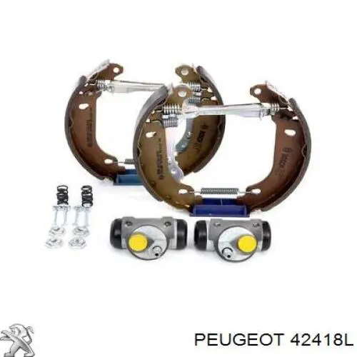 42418L Peugeot/Citroen колодки гальмові задні, барабанні