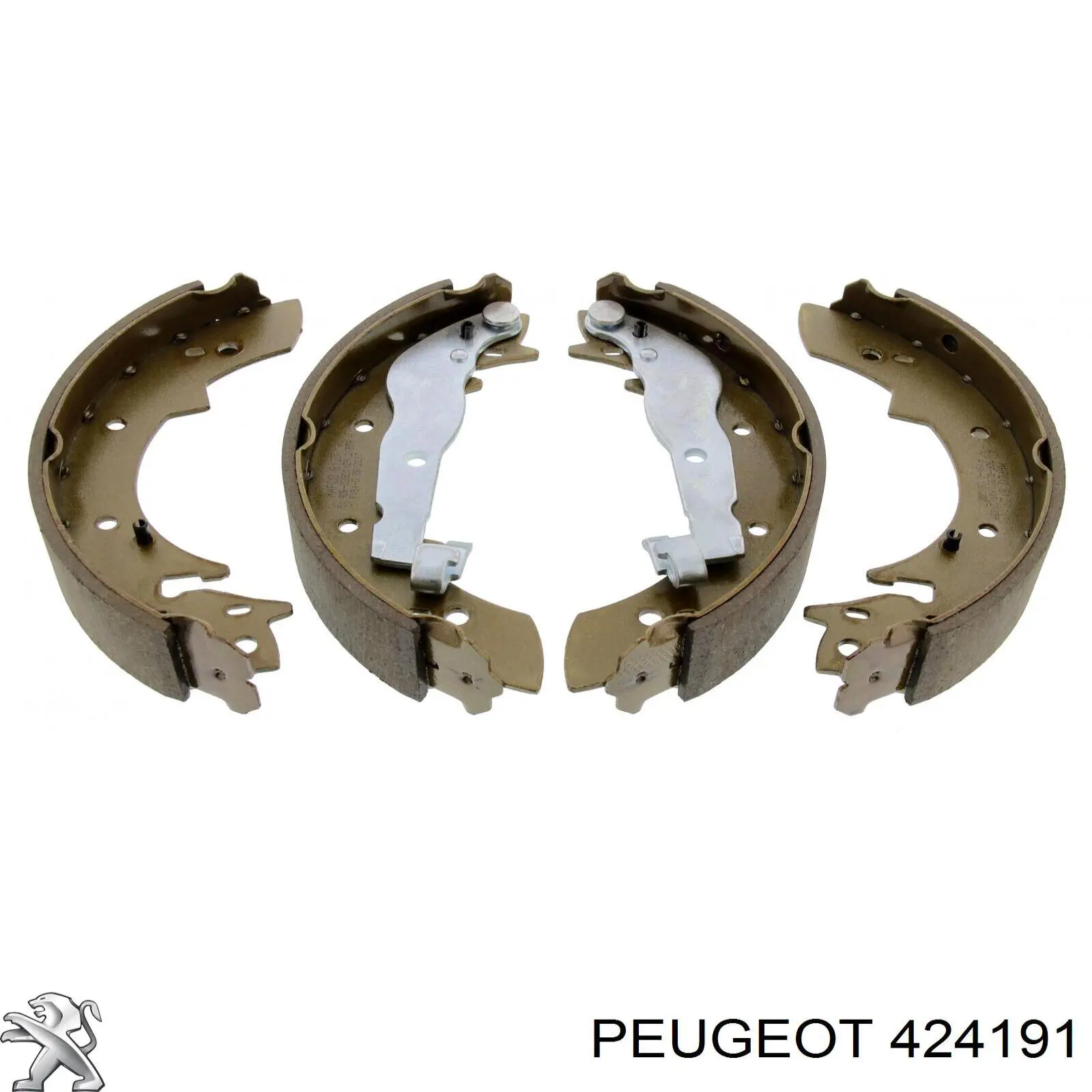 Колодки гальмові задні, барабанні Peugeot/Citroen 424191 ціна, від 18.74 USD