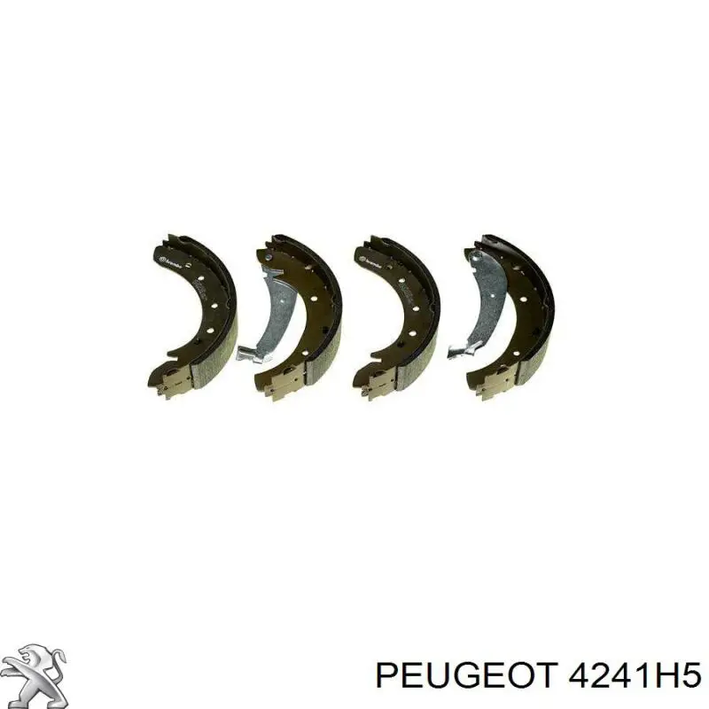 4241H5 Peugeot/Citroen колодки гальмові задні, барабанні