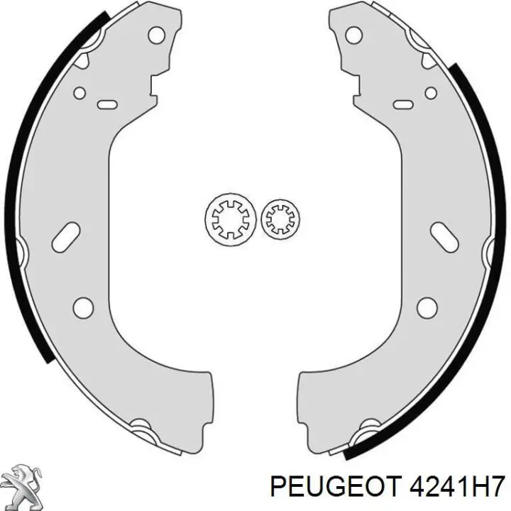 Купити 4241H7 Peugeot/Citroen Колодки гальмові задні, барабанні