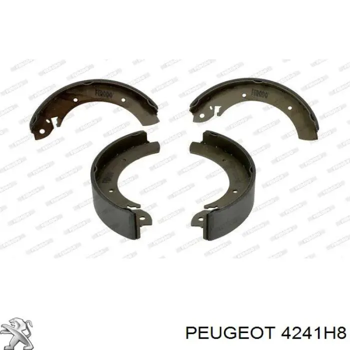 4241H8 Peugeot/Citroen колодки гальмові задні, барабанні