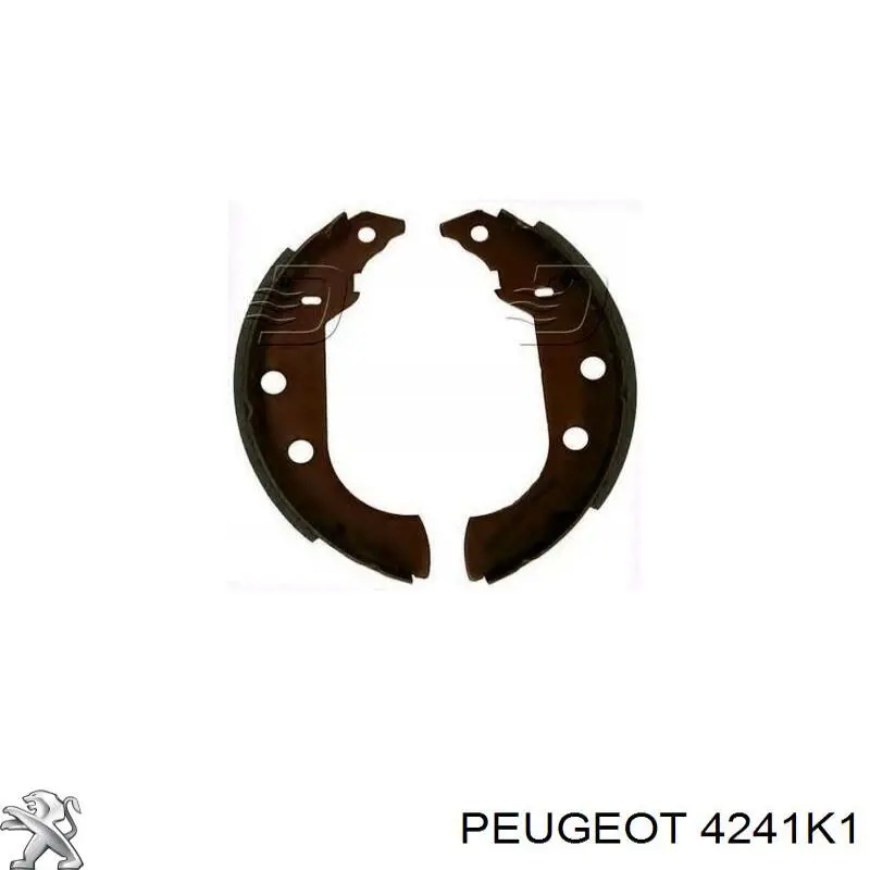 4241K1 Peugeot/Citroen колодки гальмові задні, барабанні