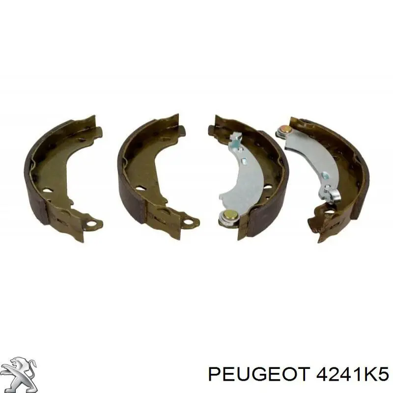 Купити 4241K5 Peugeot/Citroen Колодки гальмові задні, барабанні