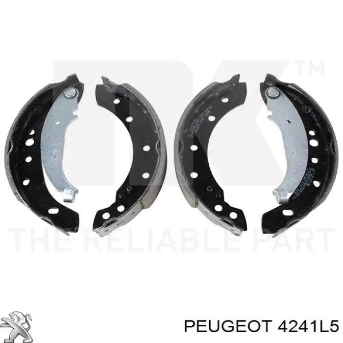 Колодки гальмові задні, барабанні Peugeot/Citroen 4241L5 ціна, від 16.97 USD