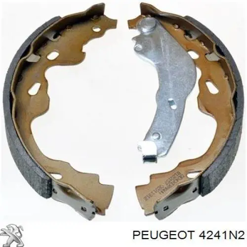 Купити 4241N2 Peugeot/Citroen Колодки гальмові задні, барабанні