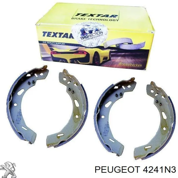 Купити 4241N3 Peugeot/Citroen Колодки гальмові задні, барабанні