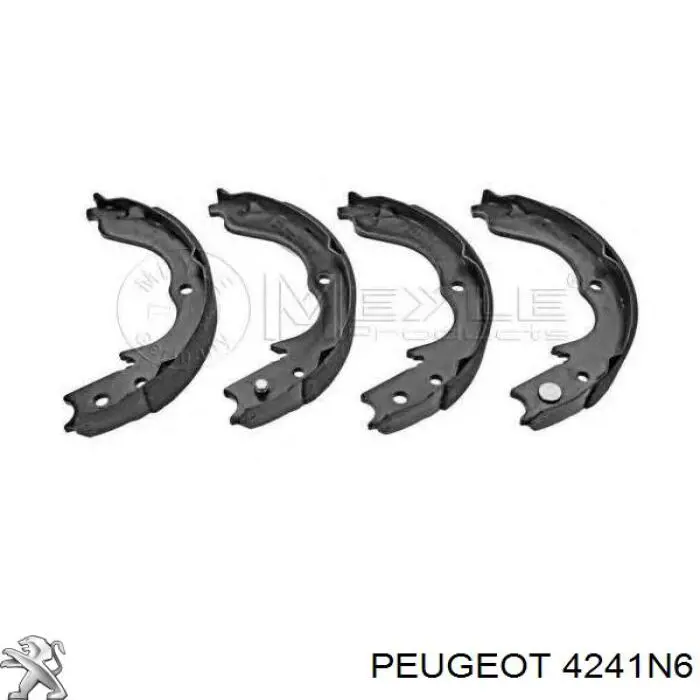 Купити 4241N6 Peugeot/Citroen Гальмівні колодки гальма стоянки