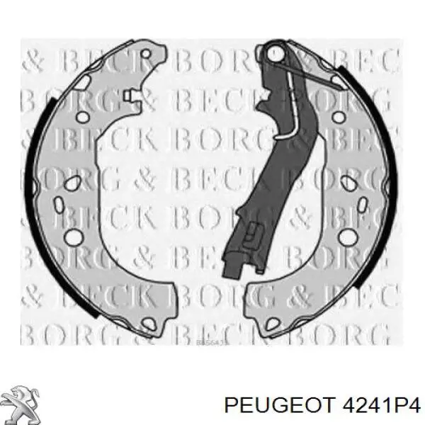 Колодки гальмові задні, барабанні Peugeot/Citroen 4241P4 ціна, від 27.35 USD