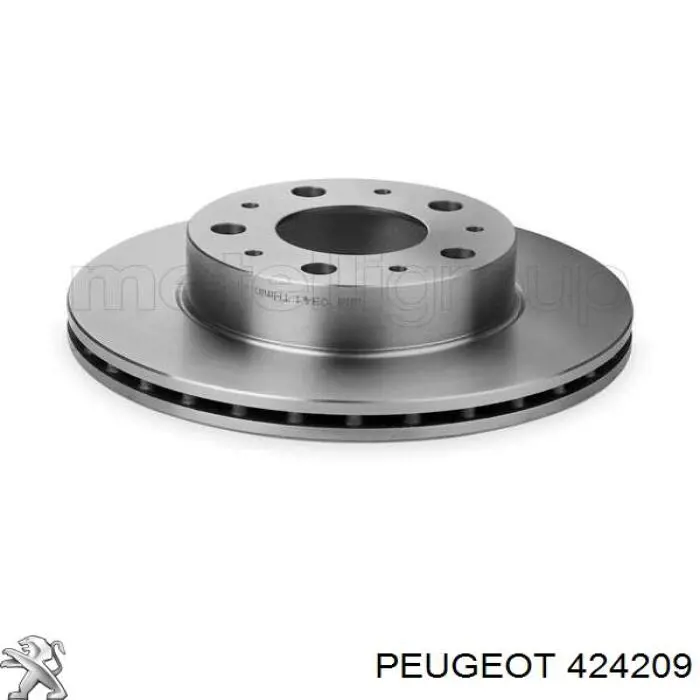 Купити 424209 Peugeot/Citroen Колодки гальмівні задні барабанні, в зборі з циліндруми, комплект