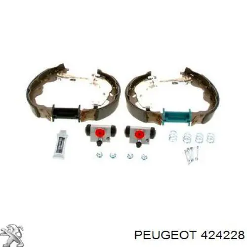 Купити 424228 Peugeot/Citroen Колодки гальмові задні, барабанні