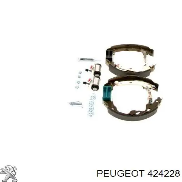 Колодки гальмові задні, барабанні Peugeot/Citroen 424228 ціна, від 117.67 USD
