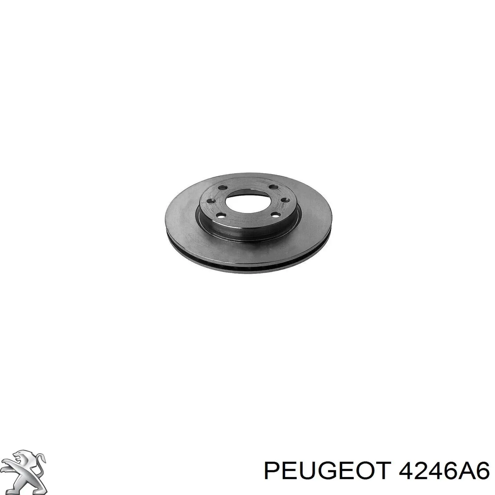 Гальмівні диски передні 4246A6 Peugeot/Citroen