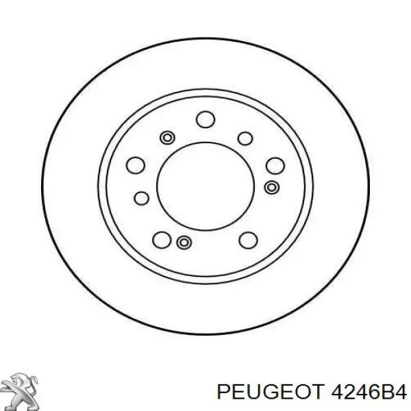 Купити 4246B4 Peugeot/Citroen Ротор гальмівний
