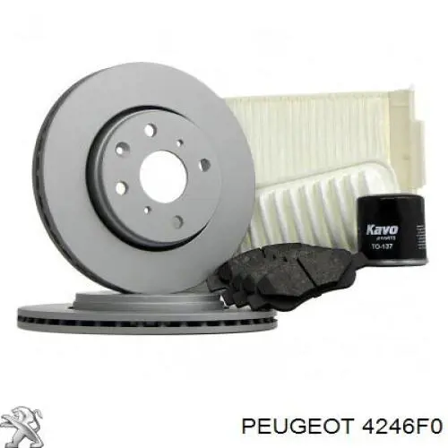 4246F0 Peugeot/Citroen диск гальмівний передній