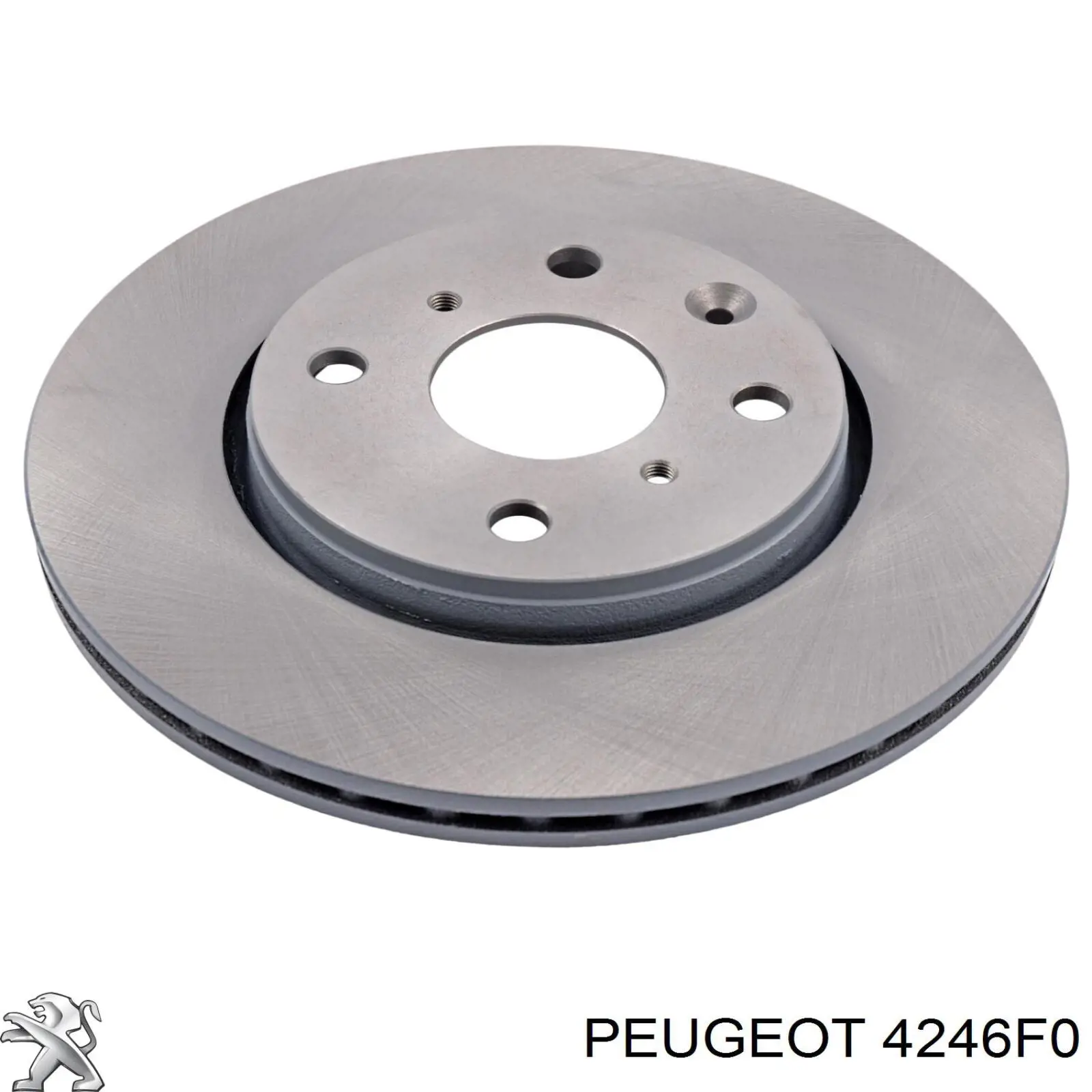 Диск переднього гальма Peugeot/Citroen 4246F0 ціна, від 29.99 USD