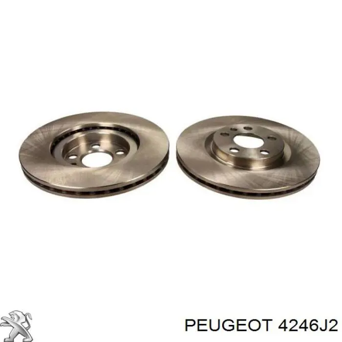 Купити 4246J2 Peugeot/Citroen Ротор гальмівний