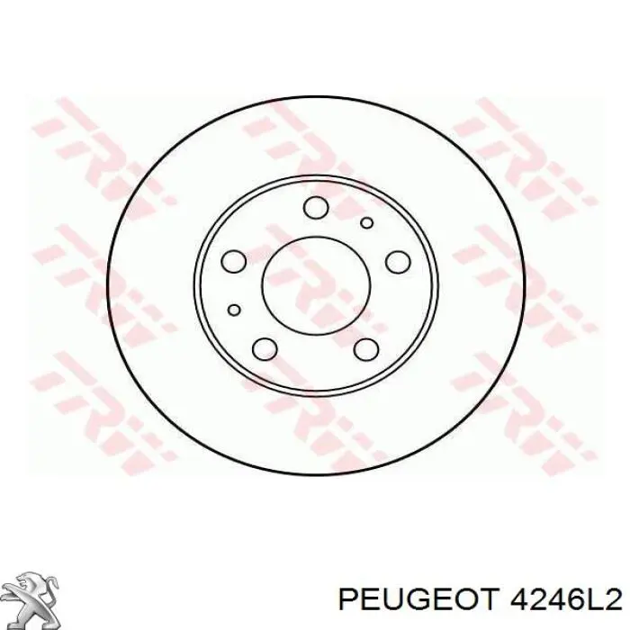 Купити 4246L2 Peugeot/Citroen Ротор гальмівний