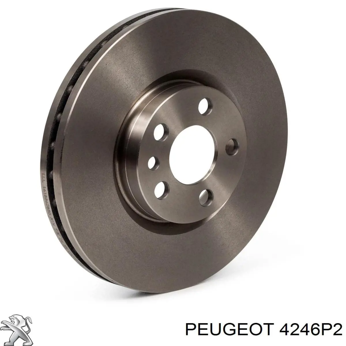 Диск переднього гальма Peugeot/Citroen 4246P2 ціна, від 43.22 USD