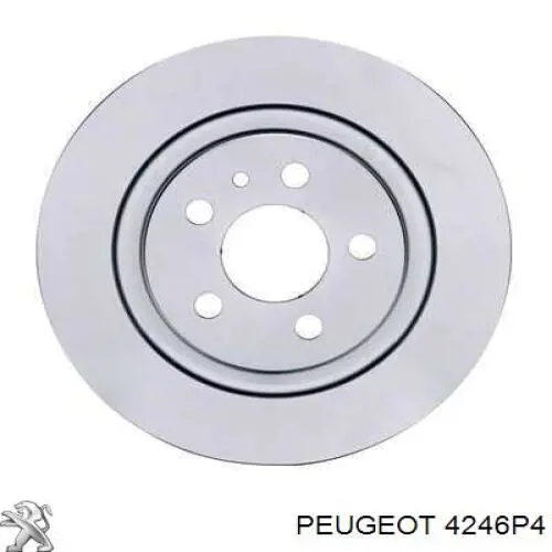 4246P4 Peugeot/Citroen диск гальмівний задній