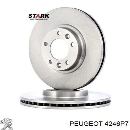 Купити 4246P7 Peugeot/Citroen Ротор гальмівний