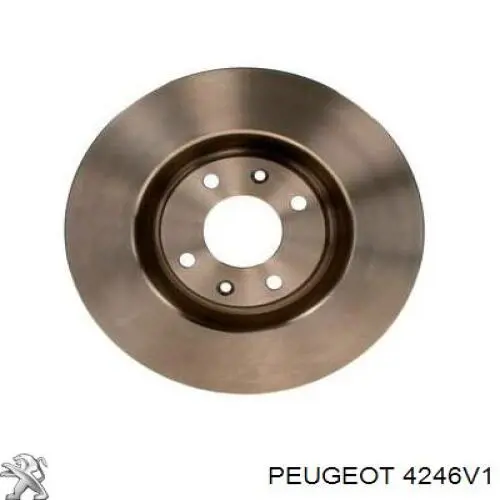 Диск гальмівний передній Peugeot/Citroen 4246V1
