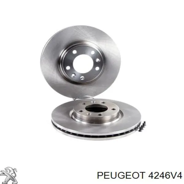 Диск гальмівний передній Peugeot/Citroen 4246V4