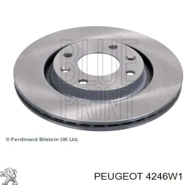 4246W1 Peugeot/Citroen диск гальмівний передній