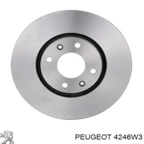 4246W3 Peugeot/Citroen диск гальмівний передній