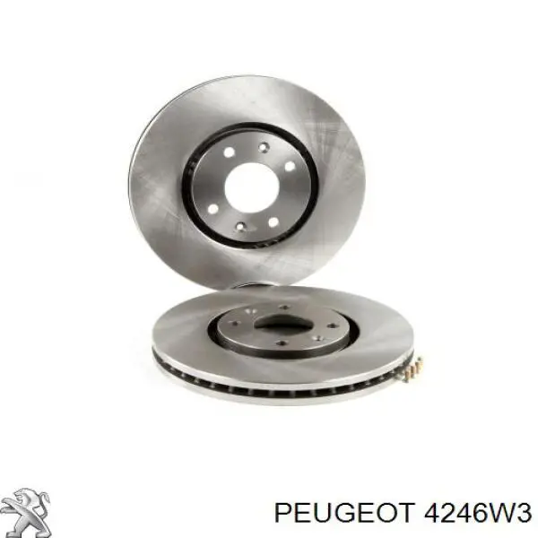 Диск переднього гальма Peugeot/Citroen 4246W3 ціна, від 36.12 USD