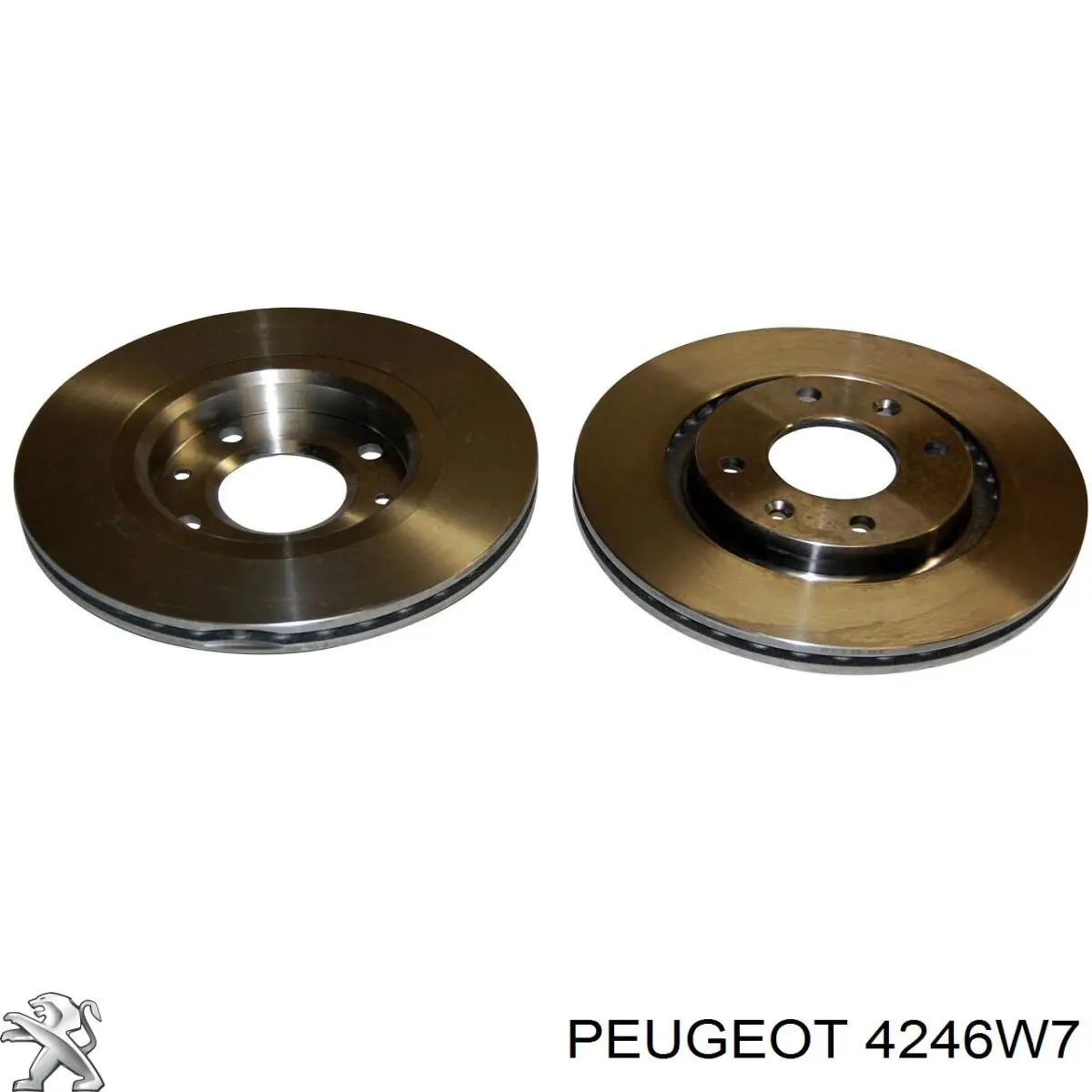 Гальмівні диски передні 4246W7 Peugeot/Citroen